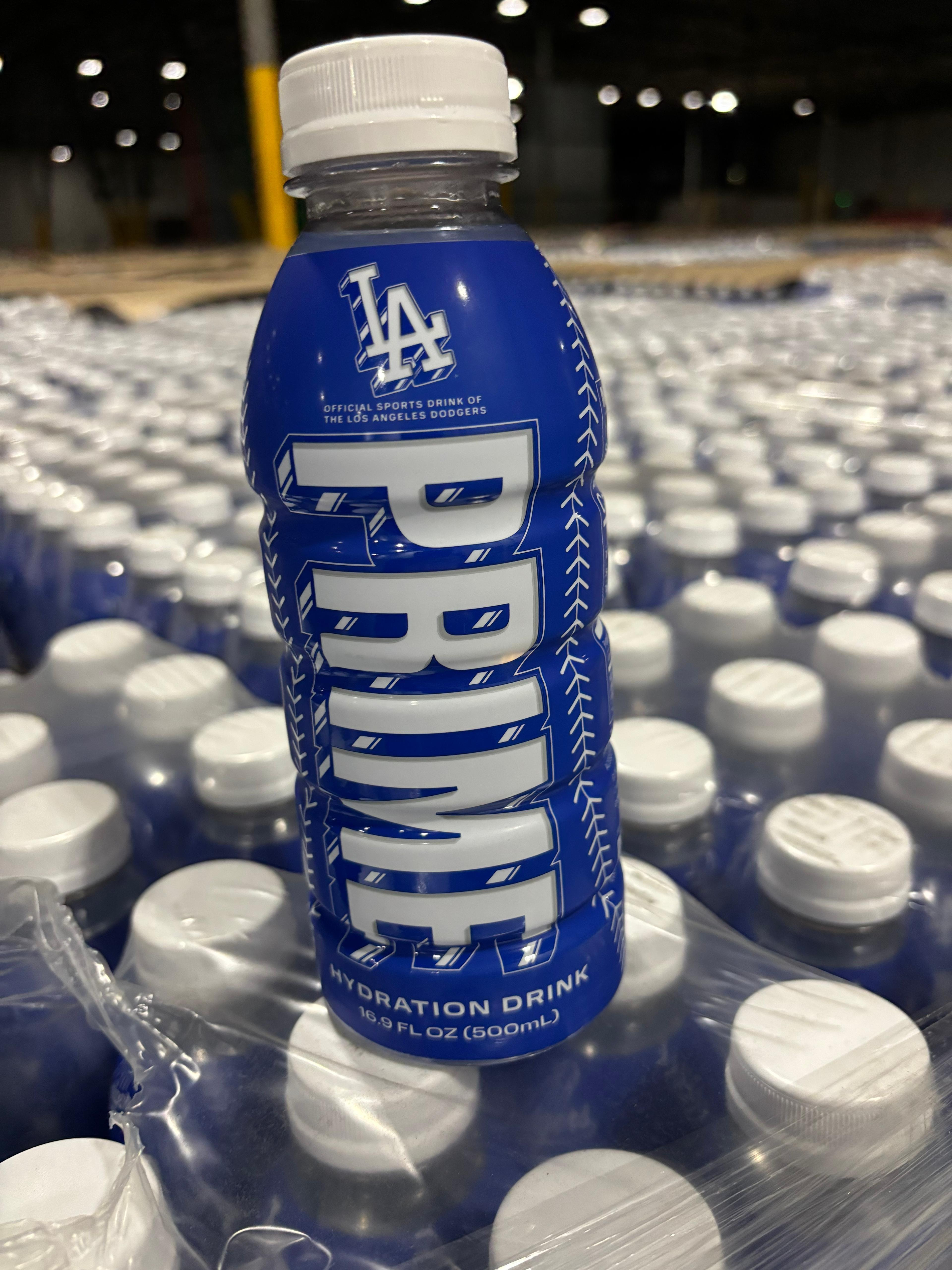 Prime 16.9oz 12PK  Hydration LA DODGERS & NASCAR KYLE LARSON Drink.
