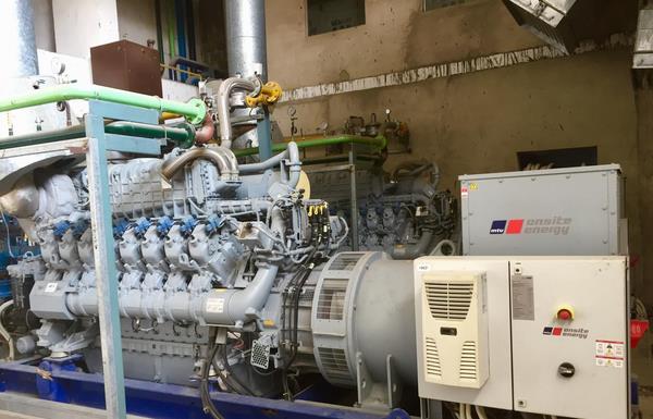 Unused MTU 16V40000 GS gas generator sets made in 2020 but never put into operation.