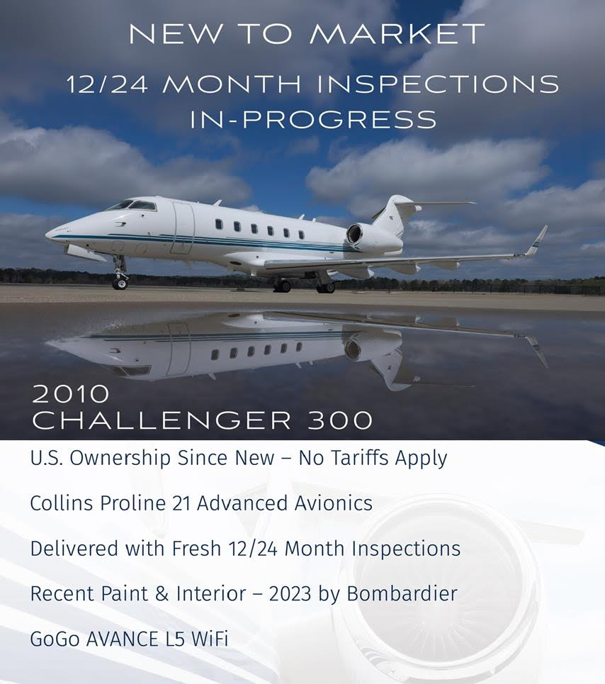 New to Market - Turnkey Challenger 300