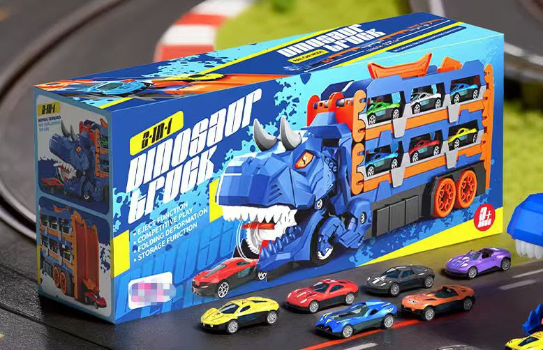 Transport Dinosaur Truck Kids Toys With 12 Cars. 5000 Units. EXW NJ USA  $7.95 Unit.