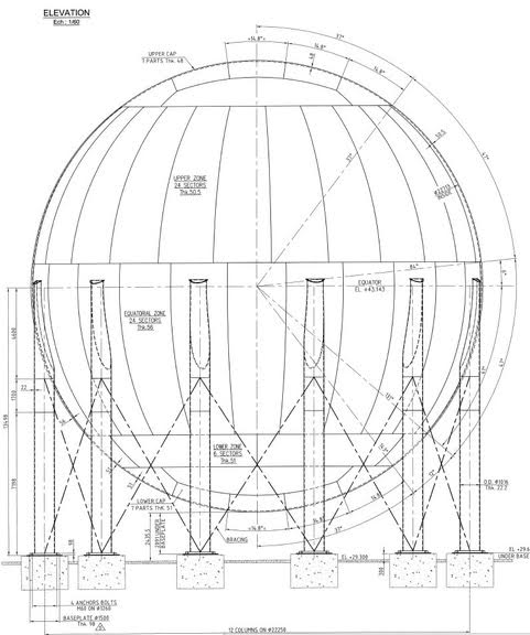 For sale: LPG STORAGE SPHERE