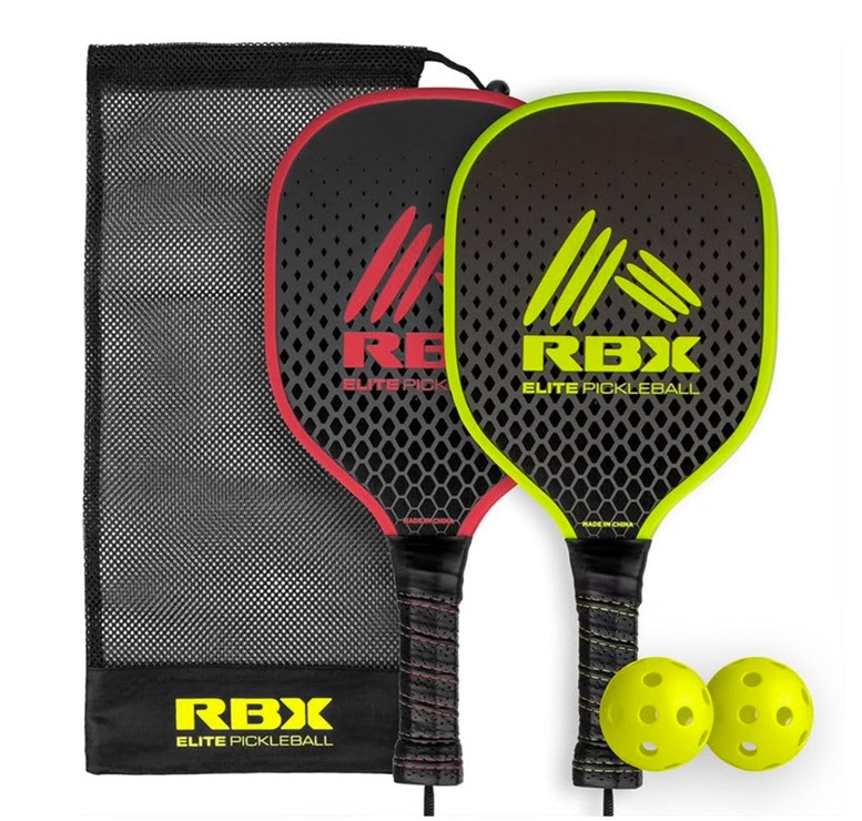 RBX Wooden Pickleball Set - 2 Premium Paddles & 2 Balls. 3000 Sets. EXW Los Angeles $7.50 Set. Retail $18.87