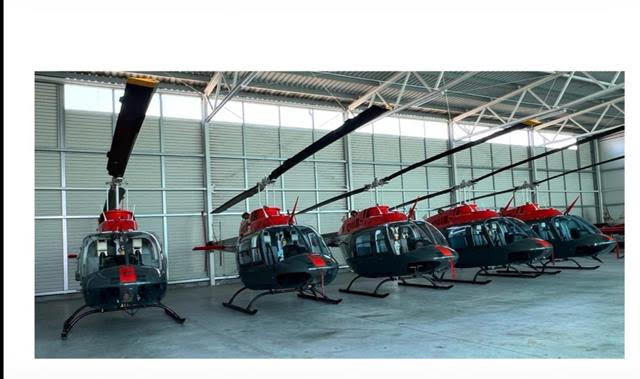 Updated price: Package of 6 Bell 206B-3 JetRanger III Helicopters