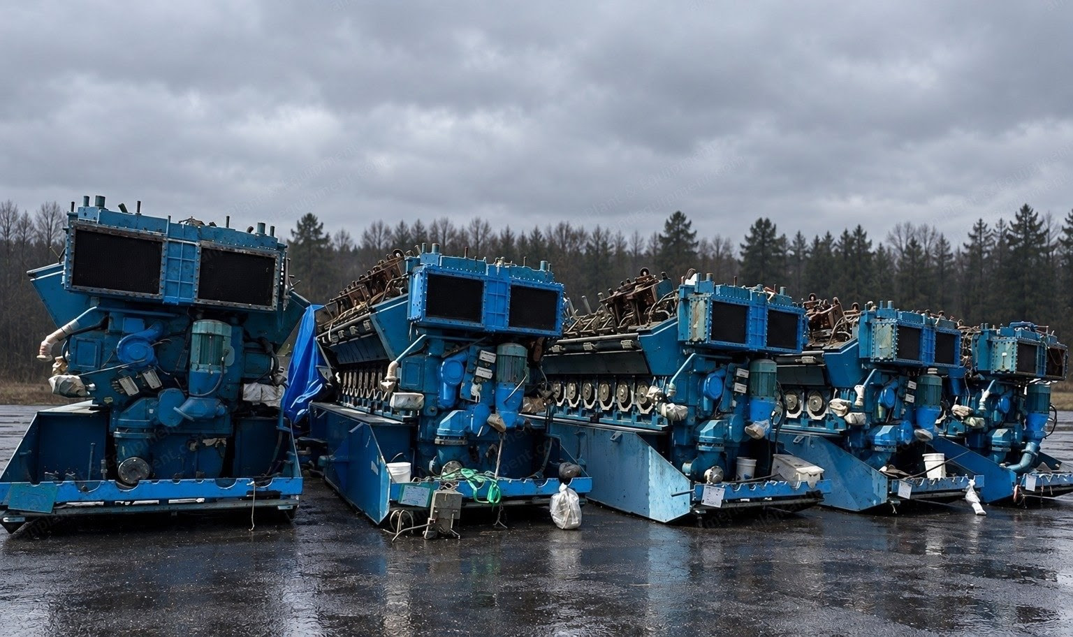 Wartsila, W18V32, 2001, 36.45 MW Power Plant, 5 Units, 13800V, 60Hz